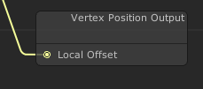 vertex position output